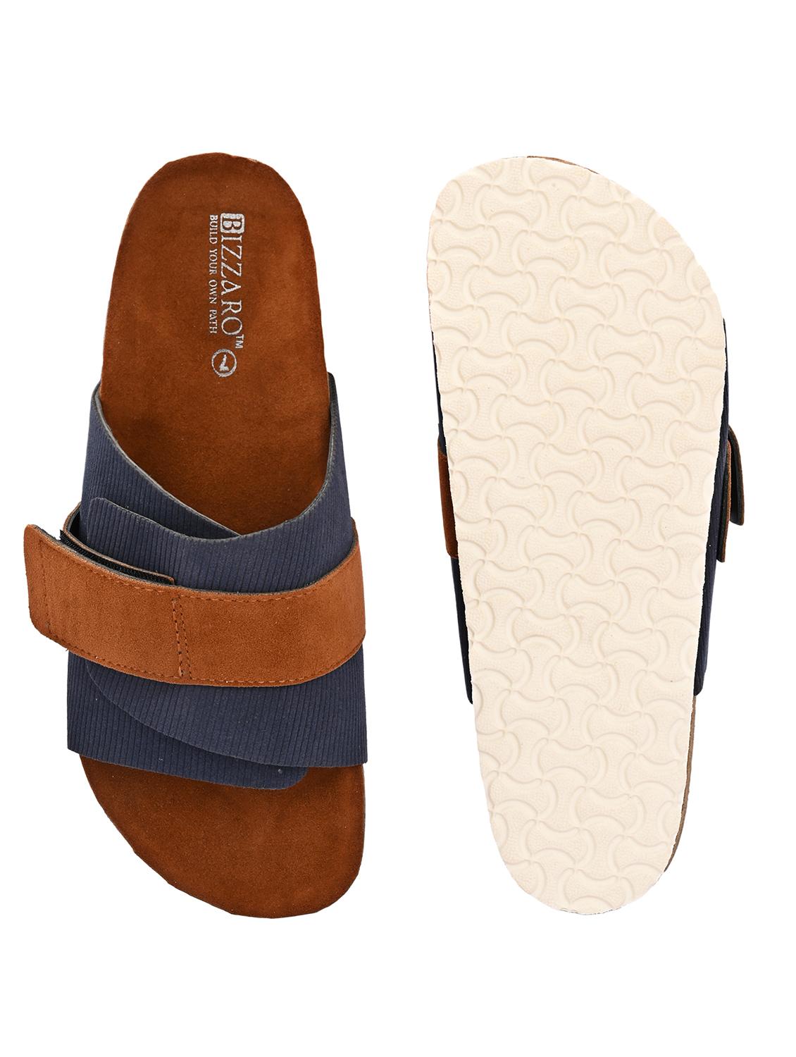 men blue slip on sandal - 21998078 - Standard Image - 4