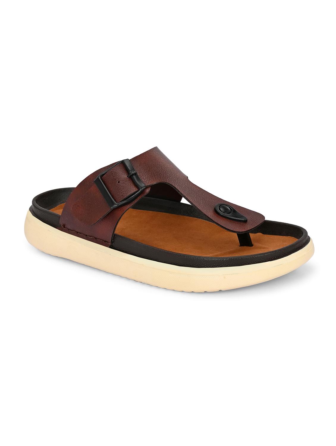 men solid toe separator sandal - 21998084 -  Standard Image - 1