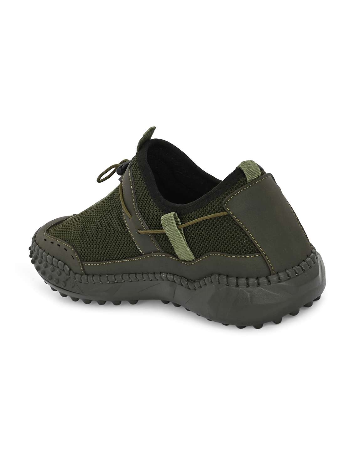 men olive slip on sneaker - 21998091 - Standard Image - 4