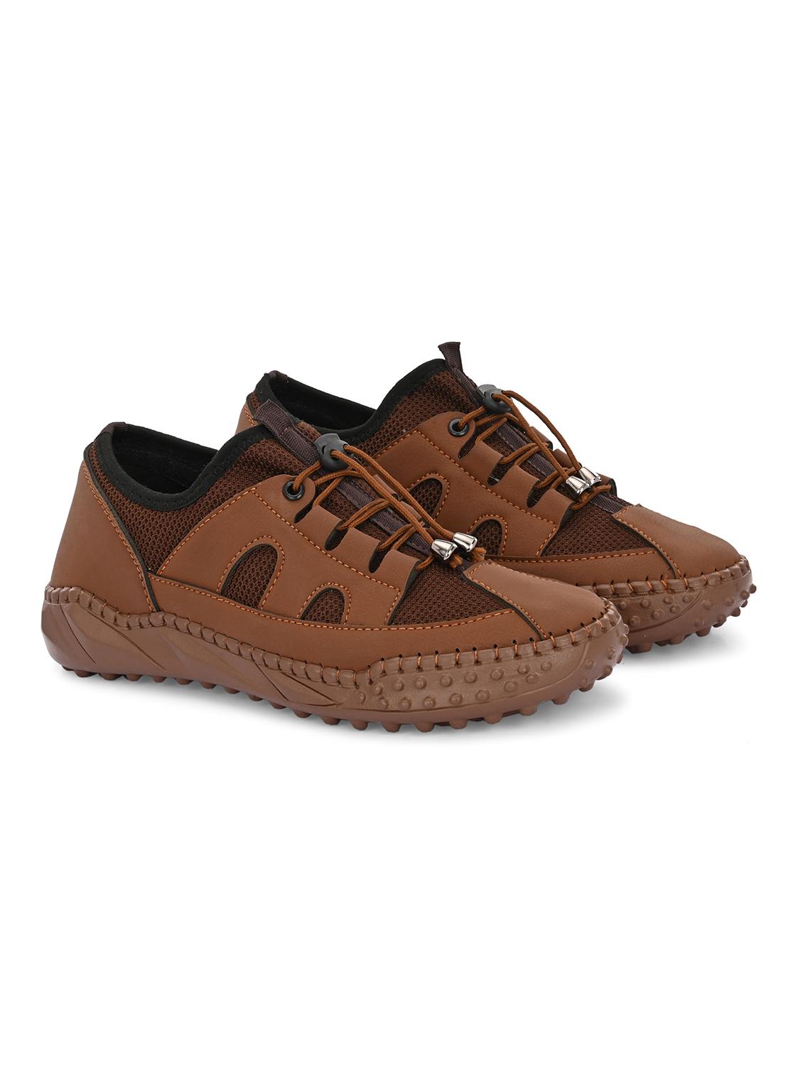 men brown lace up sneaker - 21998092 - Standard Image - 1