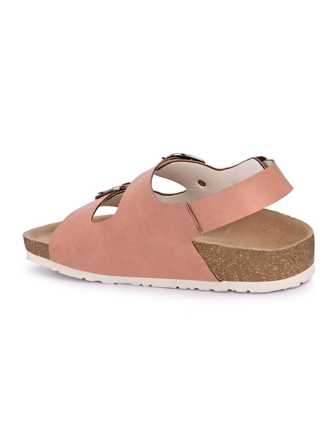 women pink back strap sandal - 21998096 - Standard Image - 4