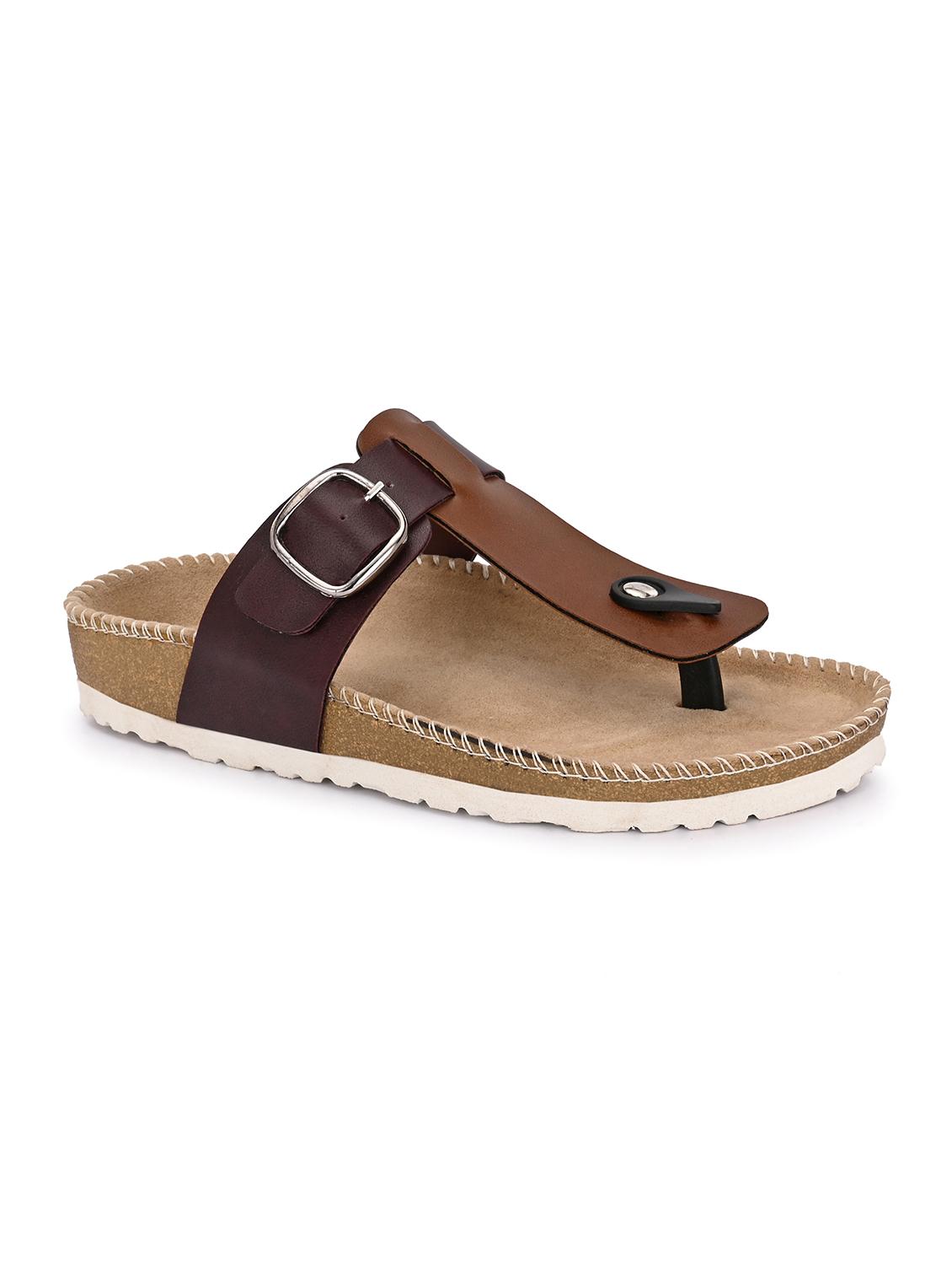 men toe seperator slip on sandal - 21998101 - Standard Image - 1