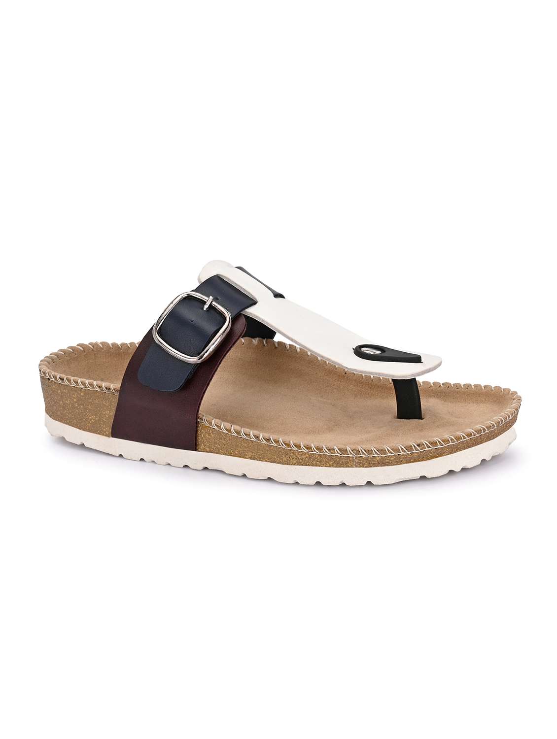 men toe seperator slip on sandal - 21998102 -  Standard Image - 1