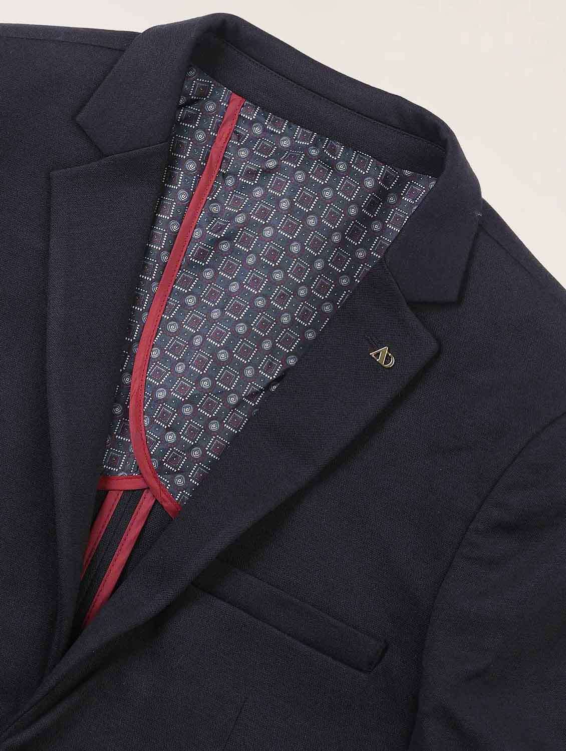 men solid long sleeve single breasted blazer - 21998321 - Standard Image - 4