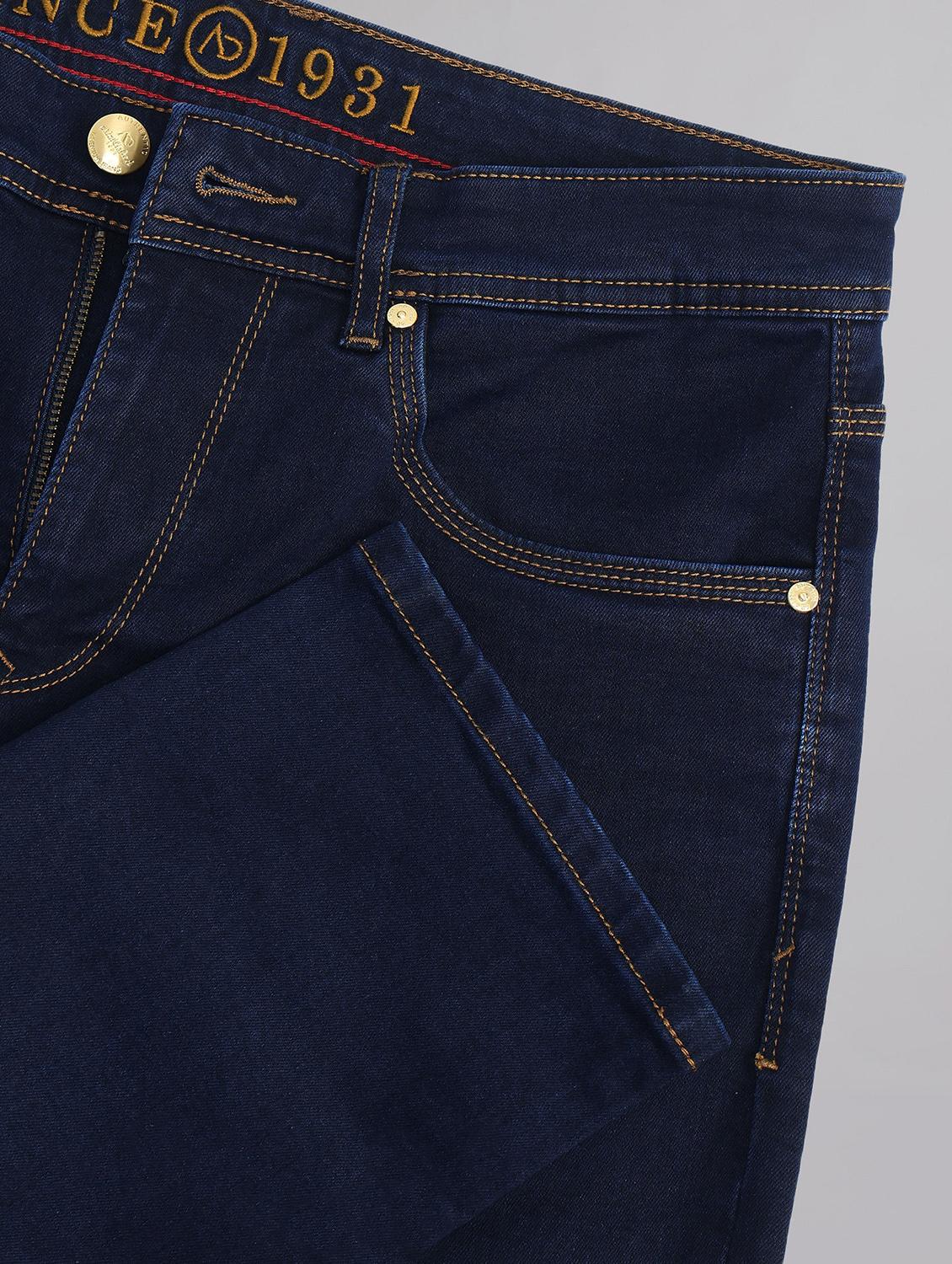 men solid mid rise slim fit jeans - 21998385 - Standard Image - 4