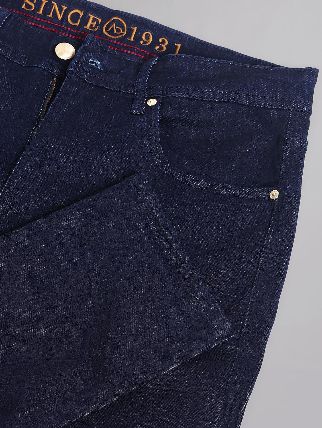 men solid mid rise slim fit jeans - 21998386 - Standard Image - 4