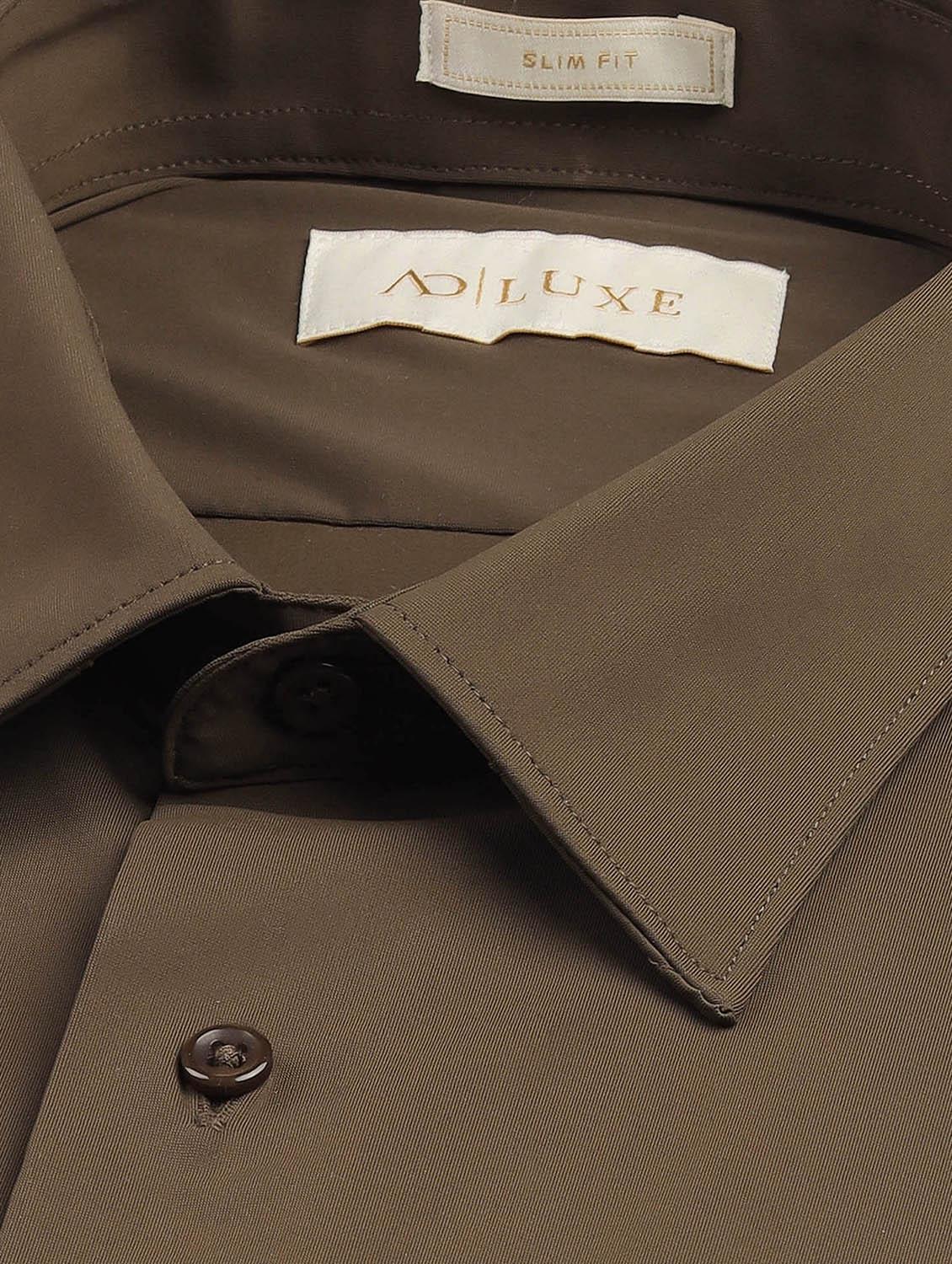 men solid long sleeve regular fit formal shirt - 21998442 - Standard Image - 4