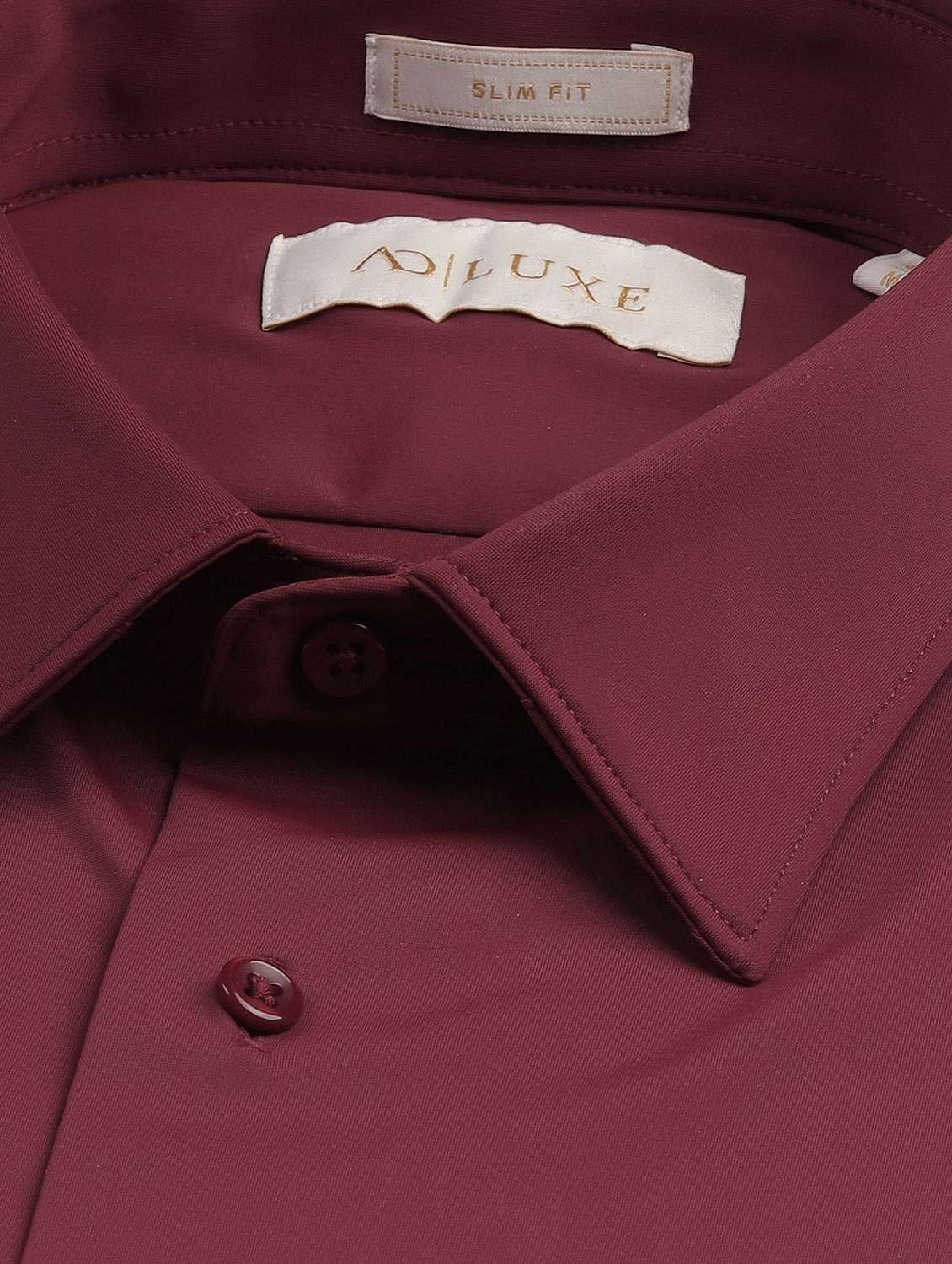 men solid long sleeve regular fit formal shirt - 21998443 - Standard Image - 4