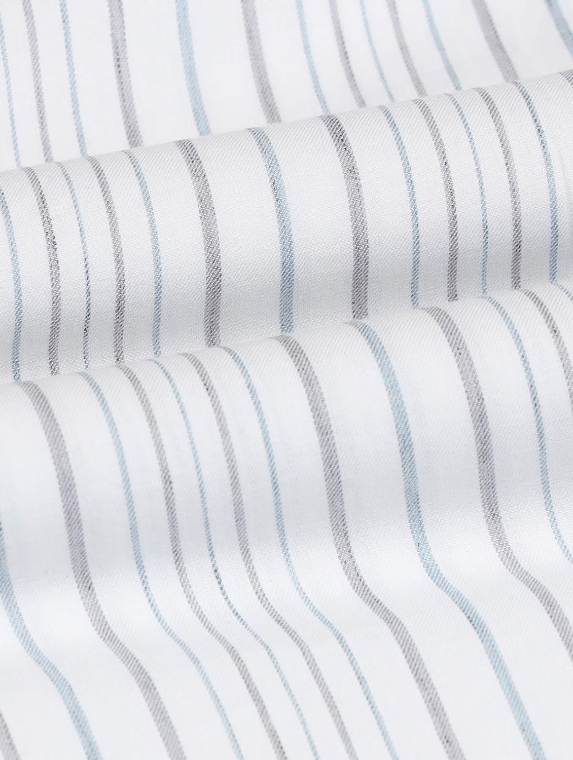 men striped long sleeve regular fit casual shirt - 21998454 - Standard Image - 4