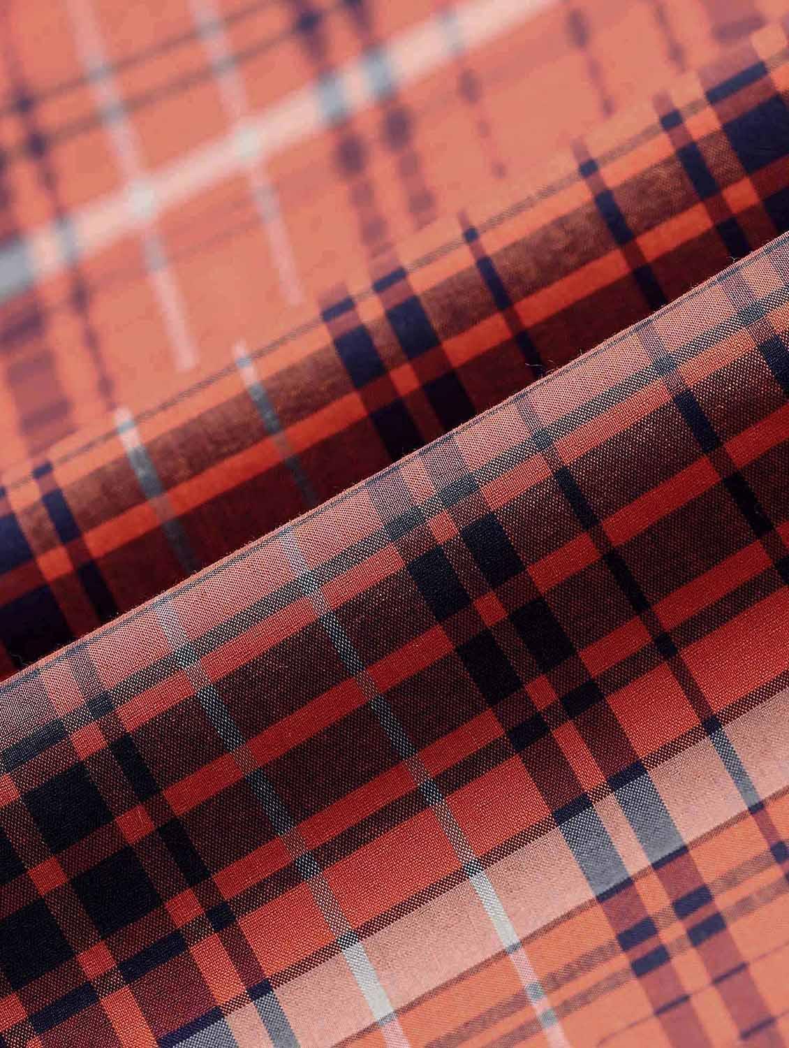 men checkered long sleeve regular fit casual shirt - 21998493 - Standard Image - 4