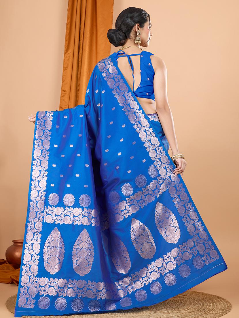 women self design banarasi saree with blouse - 21998519 - Standard Image - 1