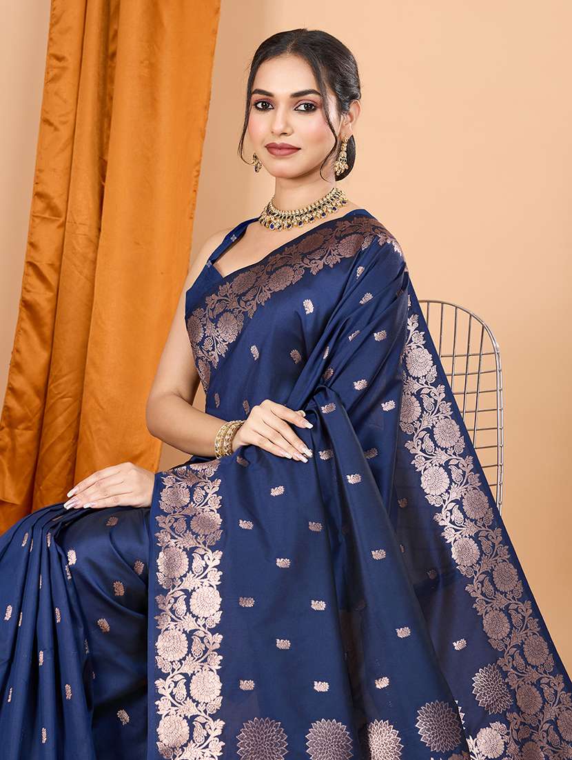 women self design banarasi saree with blouse - 21998522 -  Standard Image - 1
