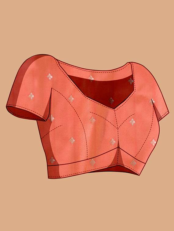 women self design banarasi saree with blouse - 21998523 -  Standard Image - 4