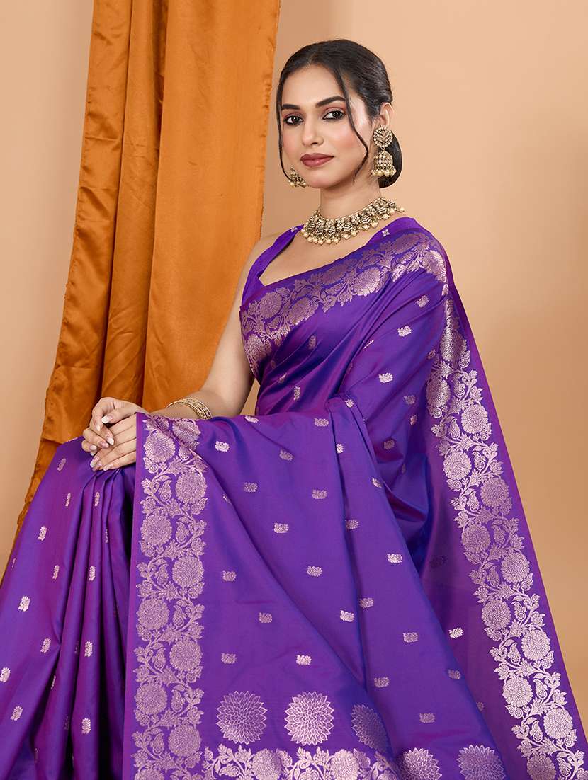 women self design banarasi saree with blouse - 21998524 -  Standard Image - 1