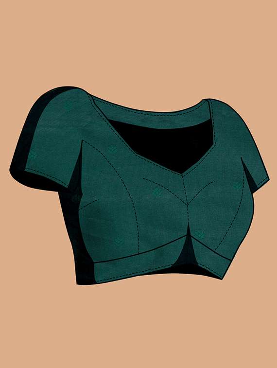 women self design banarasi saree with blouse - 21998527 - Standard Image - 4