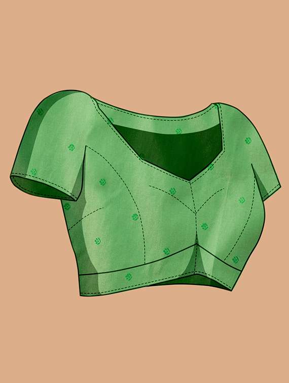 women self design banarasi saree with blouse - 21998528 - Standard Image - 4
