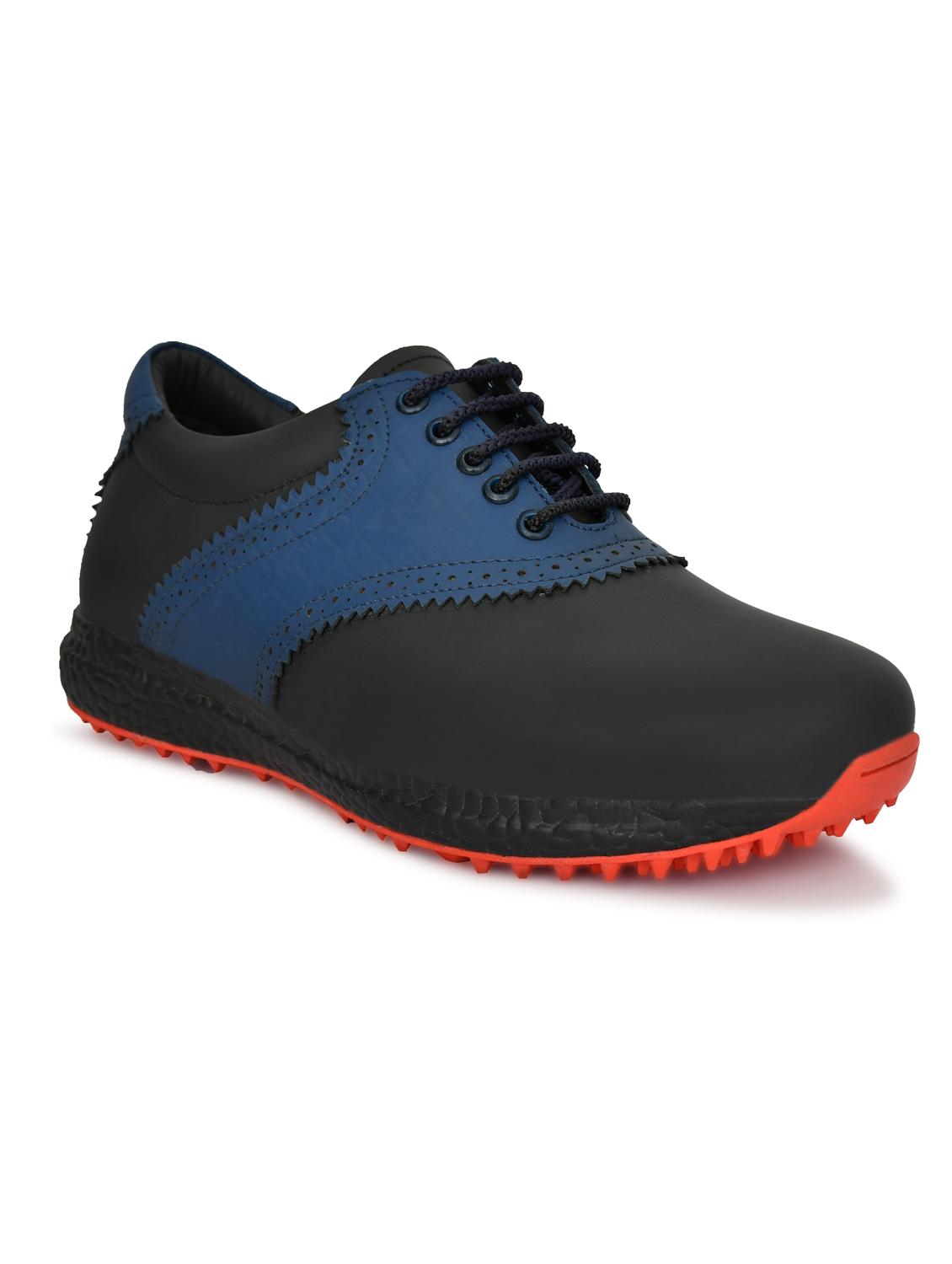 hitcaro men's premium leather lace - up professional golf shoes - 21998673 - Standard Image - 1