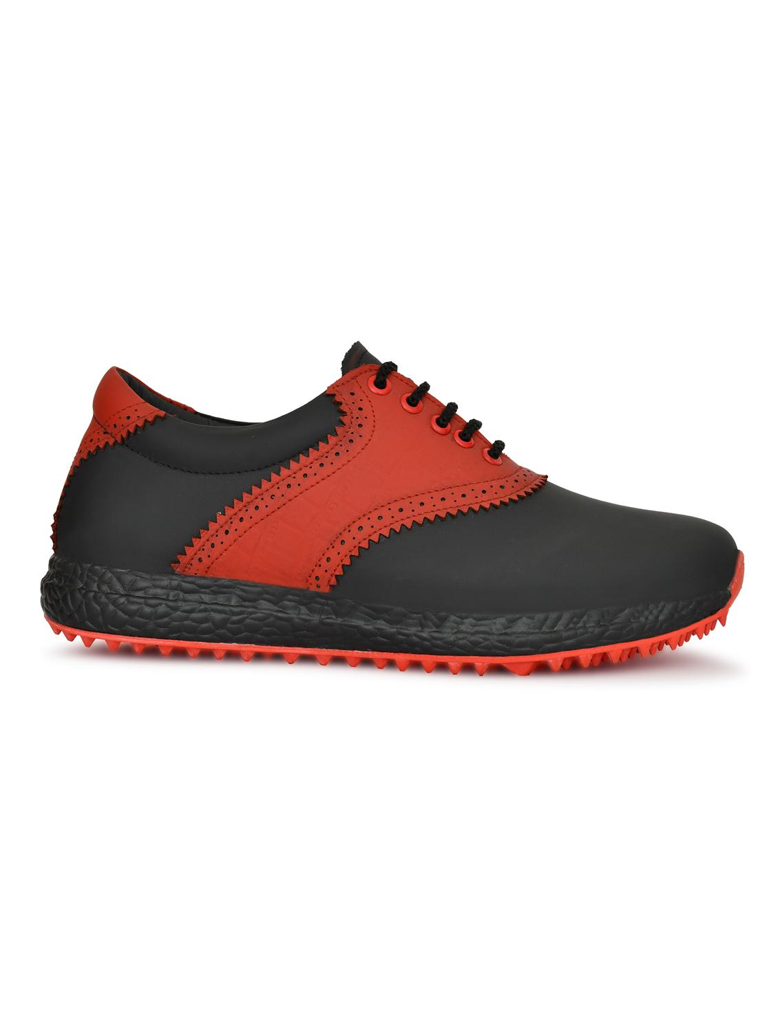 hitcaro men's premium leather lace - up professional golf shoes - 21998675 - Standard Image - 1