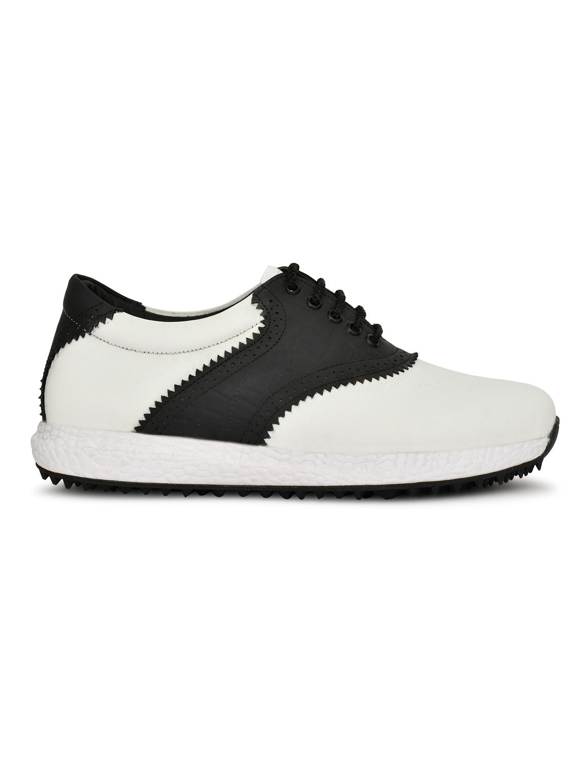 hitcaro men's premium leather lace - up professional golf shoes - 21998676 -  Standard Image - 1