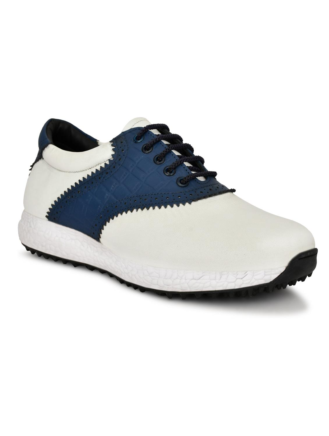 hitcaro men's premium leather lace - up professional golf shoes - 21998678 -  Standard Image - 1