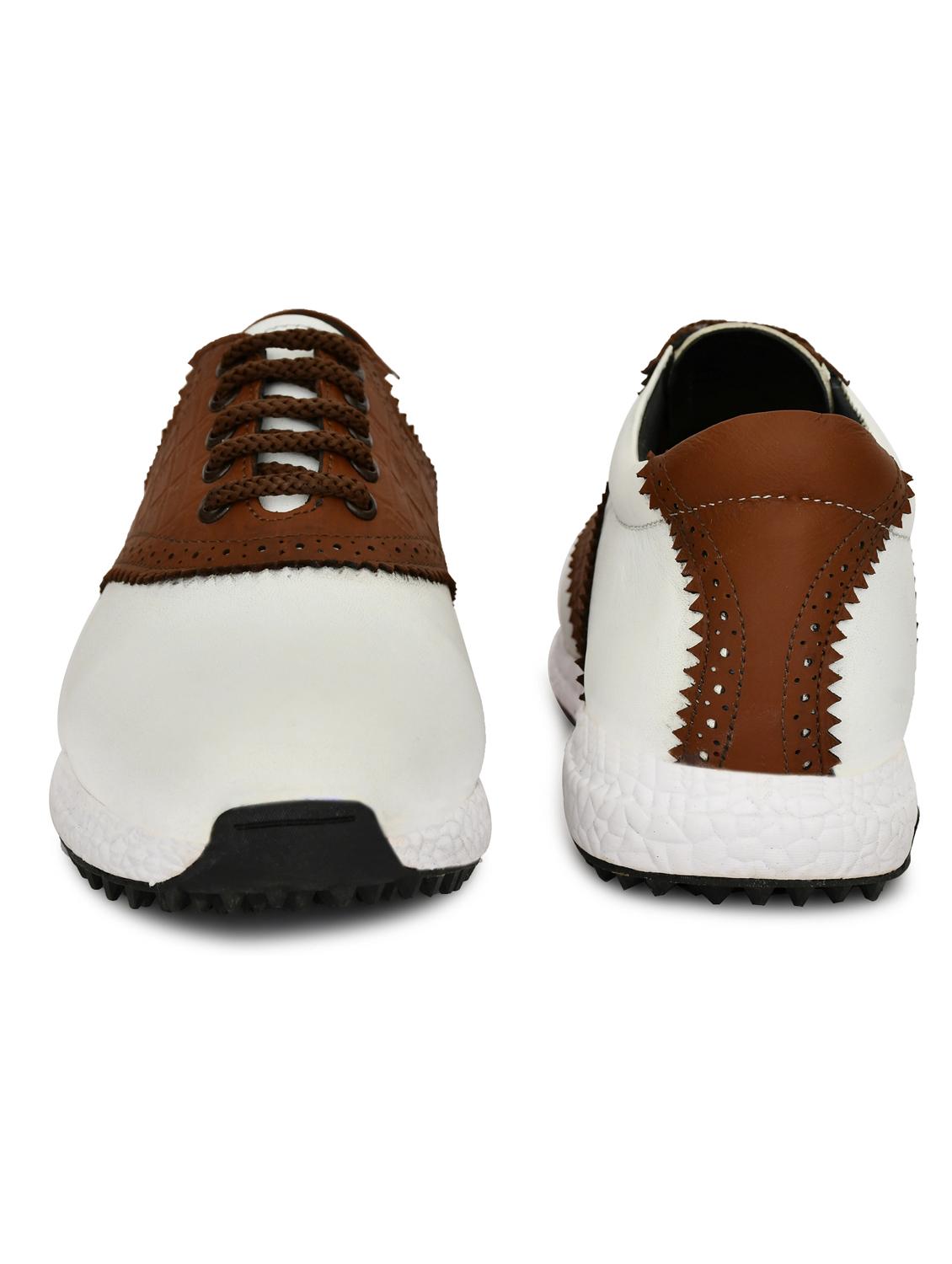 hitcaro men's premium leather lace - up professional golf shoes - 21998679 -  Standard Image - 1