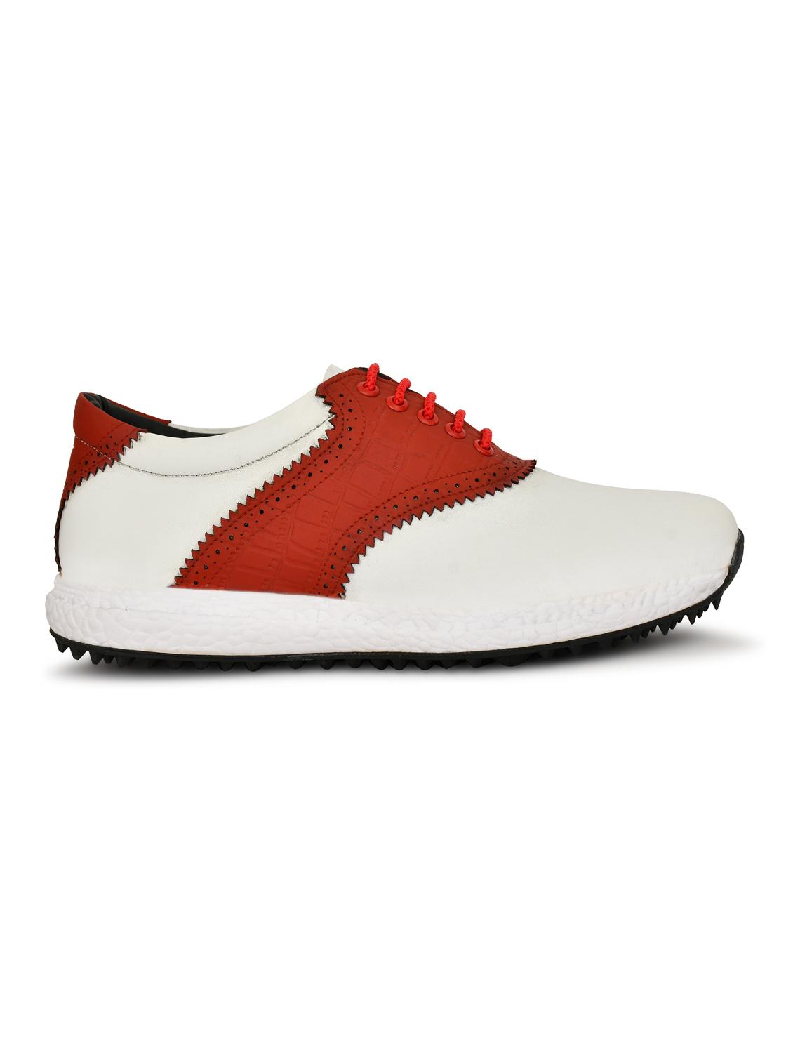hitcaro men's premium leather lace - up professional golf shoes - 21998680 - Standard Image - 1