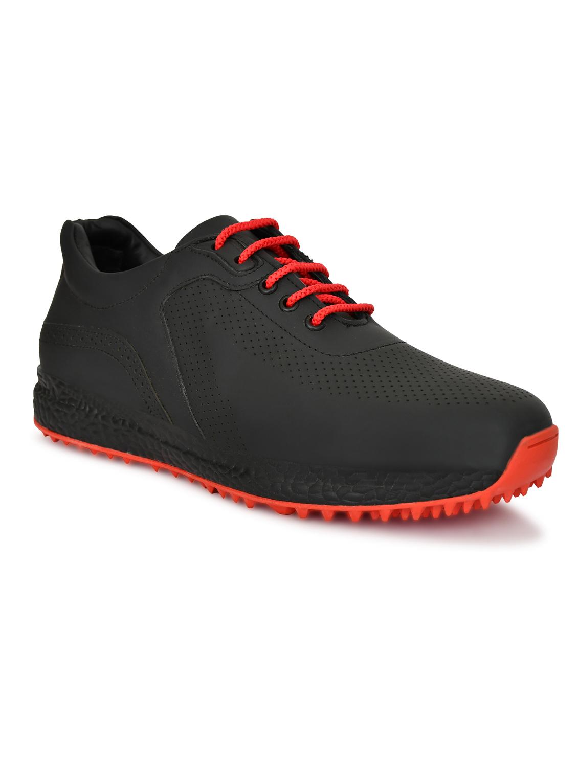 hitcaro men's premium leather lace - up professional golf shoes - 21998681 -  Standard Image - 1