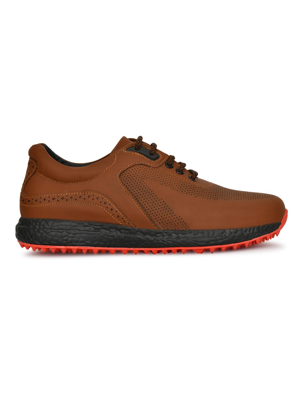 hitcaro men's premium leather lace - up professional golf shoes - 21998682 -  Standard Image - 1