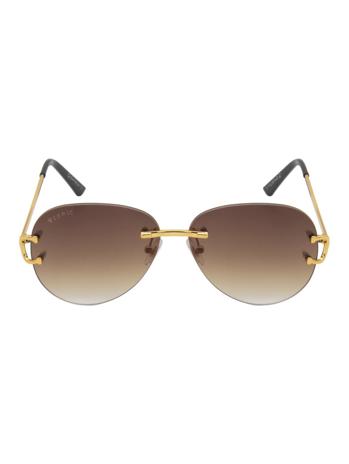 ted smith unisex aviator sunglasses with uv protected lens - 21998685 -  Standard Image - 1