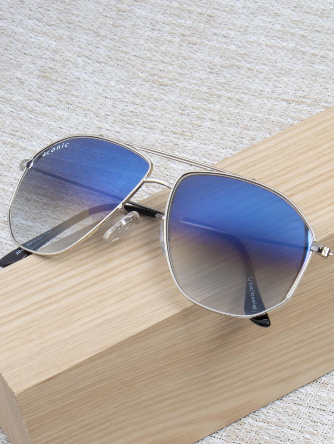 ted smith unisex aviator sunglasses with uv protected lens - 21998687 -  Zoom Image - 0