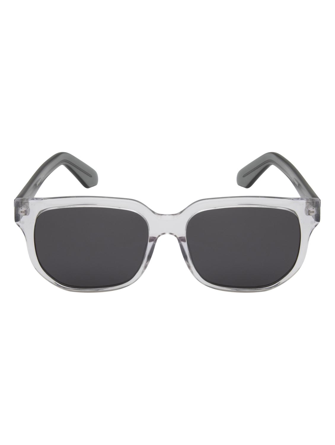 ted smith unisex rectangle  acetate sunglasses with polarised and uv protected lens - 21998690 -  Standard Image - 1