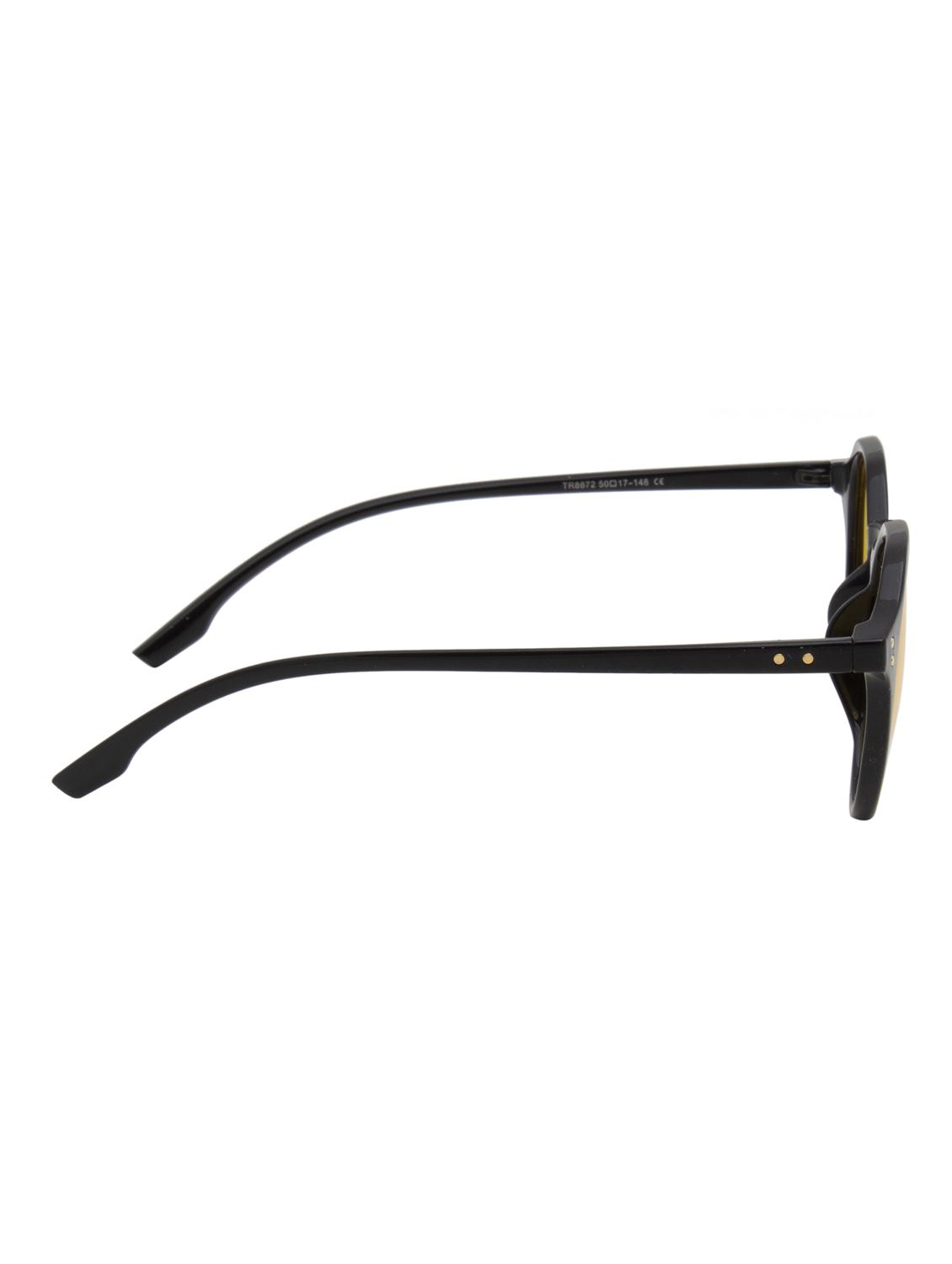 ted smith unisex round sunglasses with polarised and uv protected lens - 21998692 - Standard Image - 4