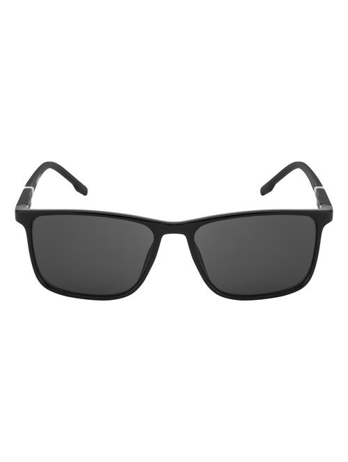 gold berg unisex grey lens & black square sunglasses with uv protected lens - 21998694 - Standard Image - 0