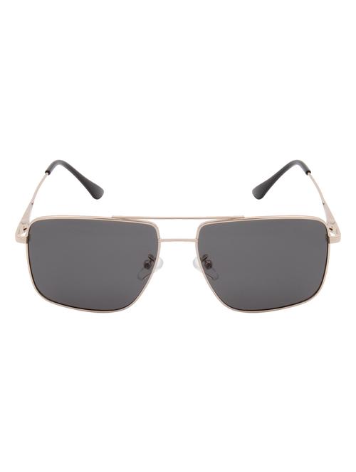 gold berg grey lens & gold-toned aviator sunglasses with uv protected lens - 21998702 -  Standard Image - 0