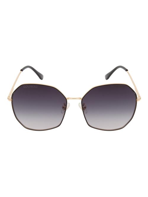 ted smith unisex black premium metal sunglasses with polarized lenses. - 21998710 -  Standard Image - 0