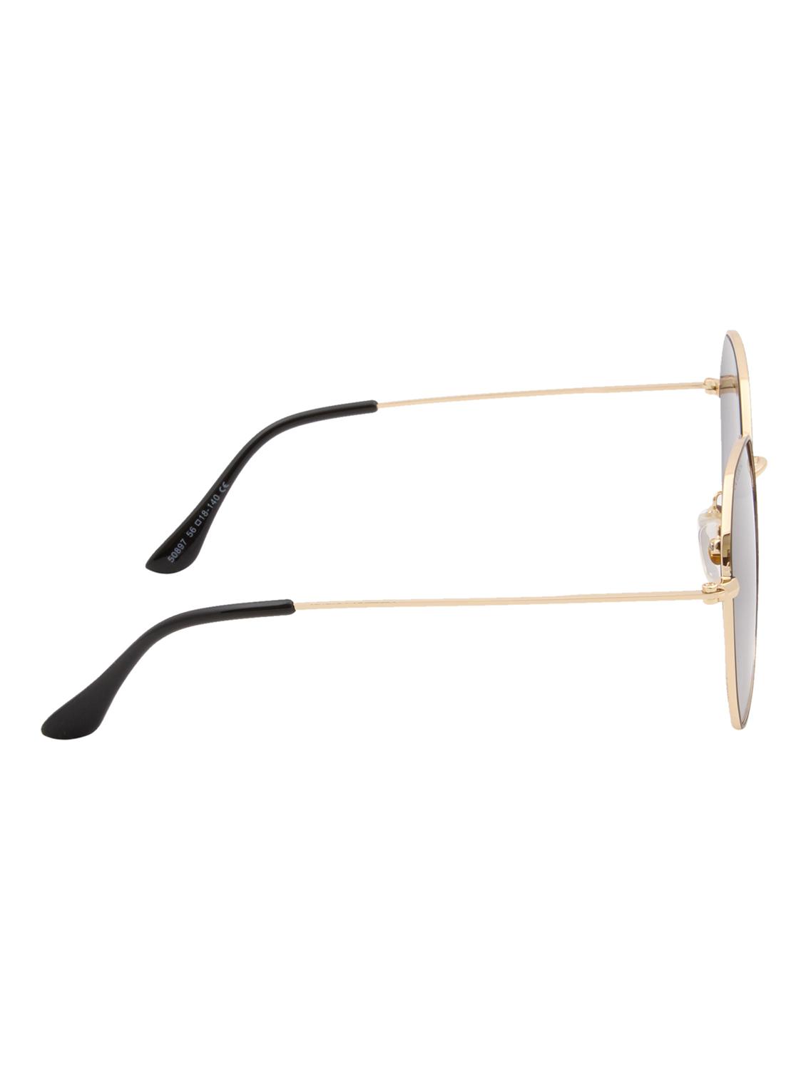 ted smith unisex black premium metal sunglasses with polarized lenses. - 21998710 -  Standard Image - 1