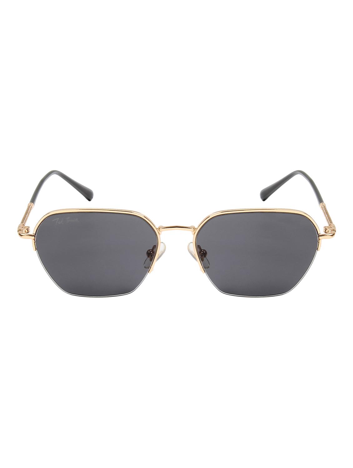 ted smith unisex clear premium metal sunglasses with polarized lenses. - 21998717 -  Zoom Image - 0