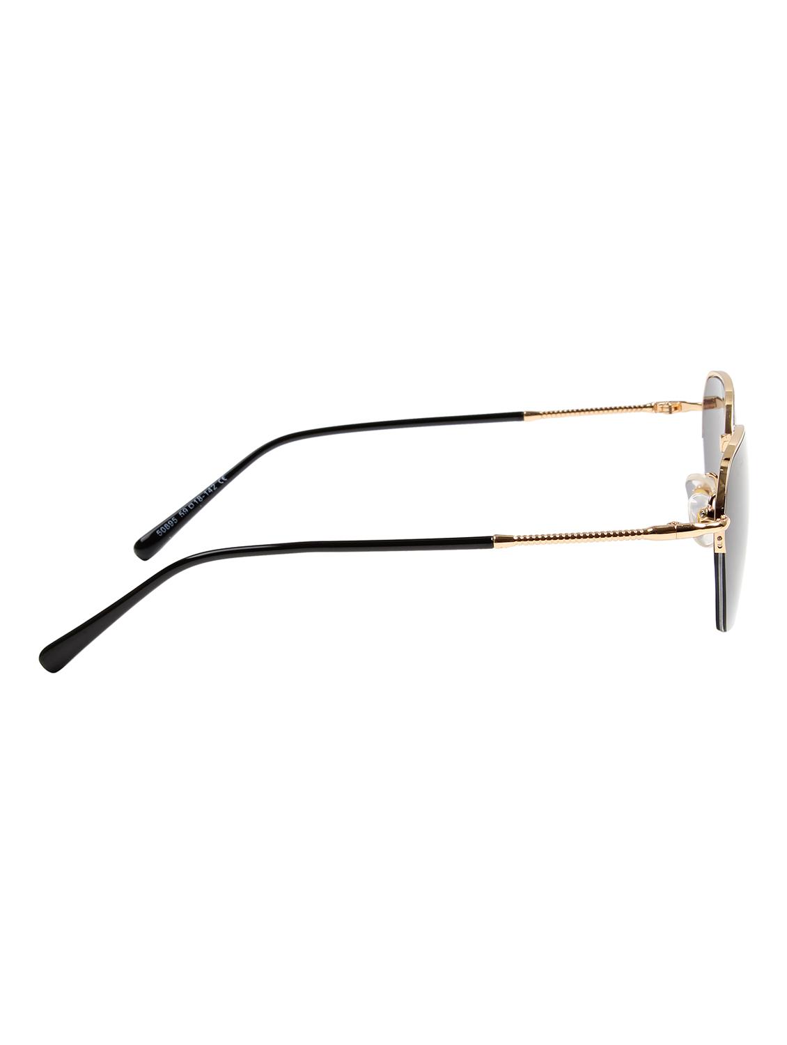 ted smith unisex clear premium metal sunglasses with polarized lenses. - 21998717 - Standard Image - 4