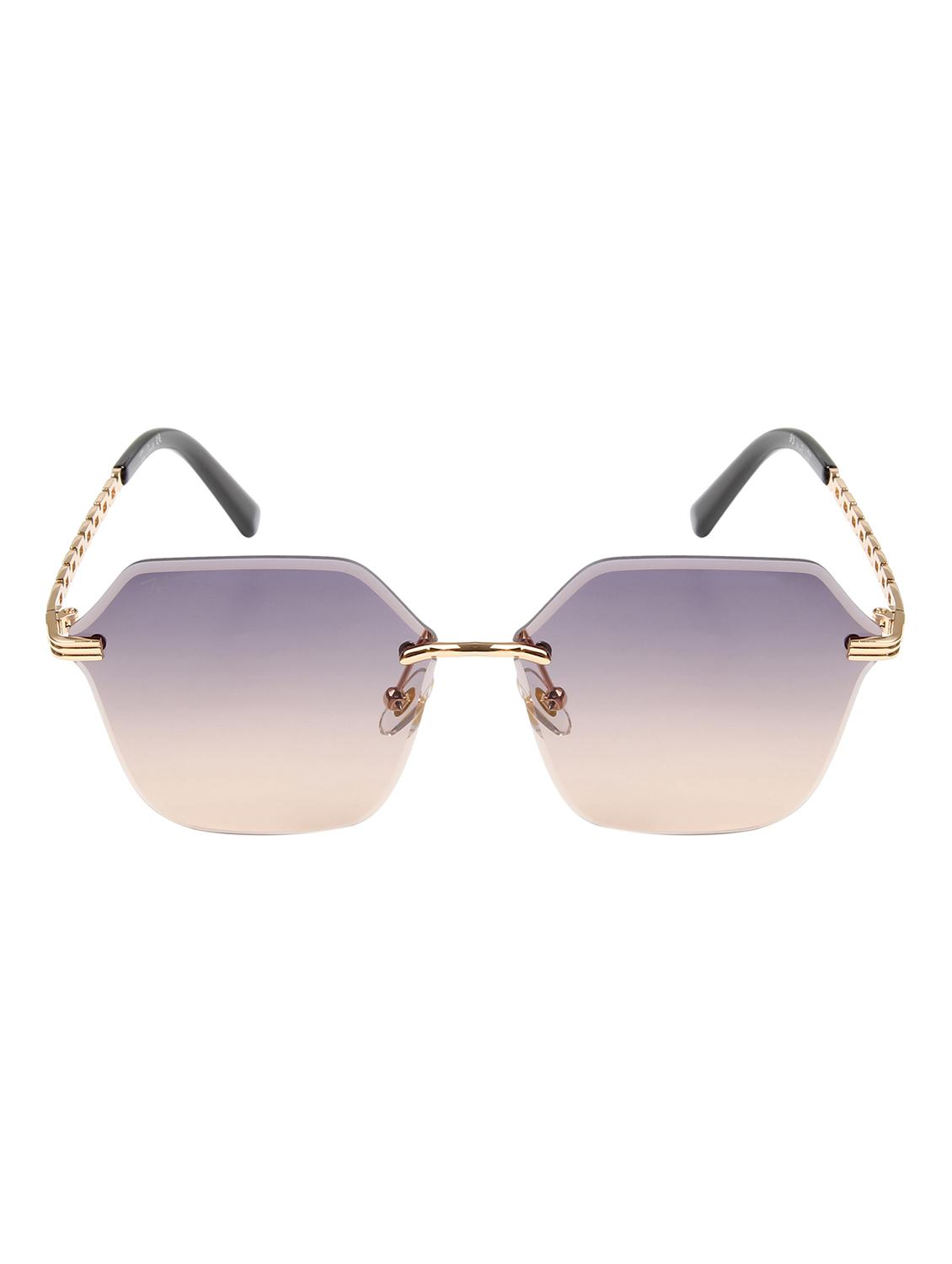 ted smith unisex aesthetic-bold multi color rimless sunglasses with uv protected lens - 21998735 -  Standard Image - 1