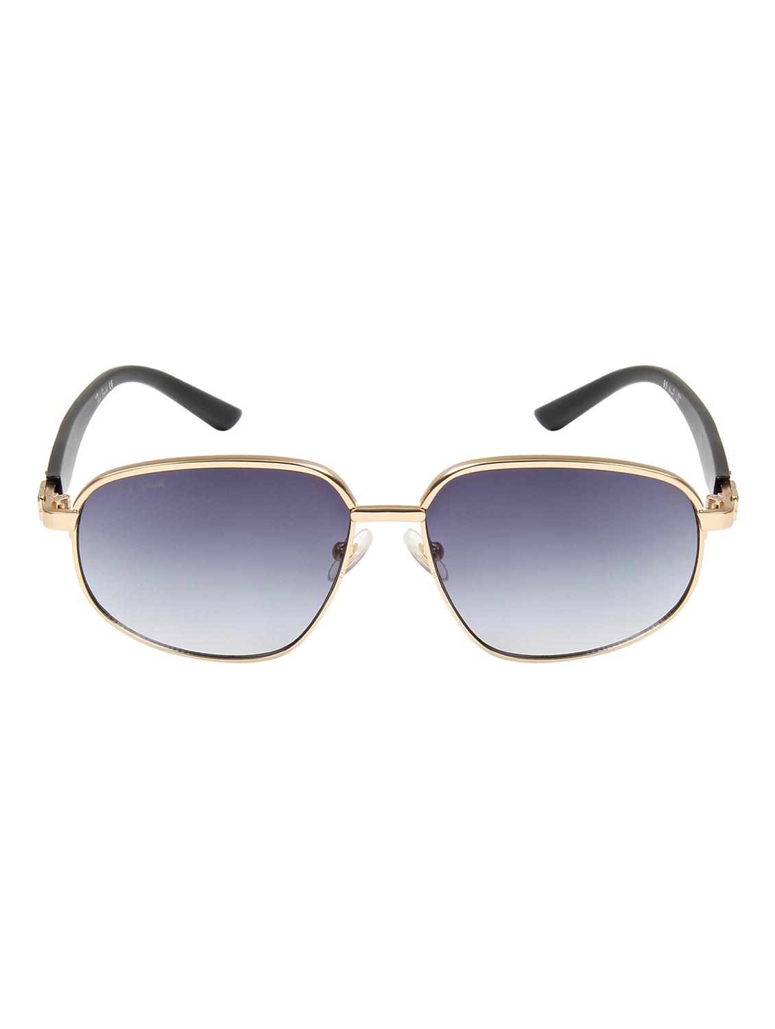 ted smith unisex aesthetic-bold gold-purple aviator sunglasses with uv protected lens - 21998736 -  Standard Image - 1