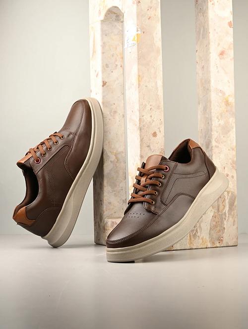 egroose men's 0 gravity genuine leather premium quality sneaker shoes - 21998759 - Standard Image - 0