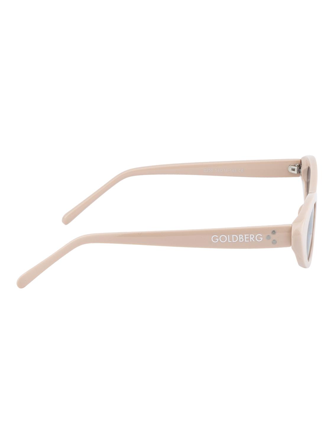 gold berg unisex black lens & white cateye sunglasses with uv protected lens - 21998762 - Standard Image - 4