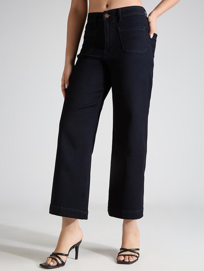 black denim jeans - 21998817 - Standard Image - 1