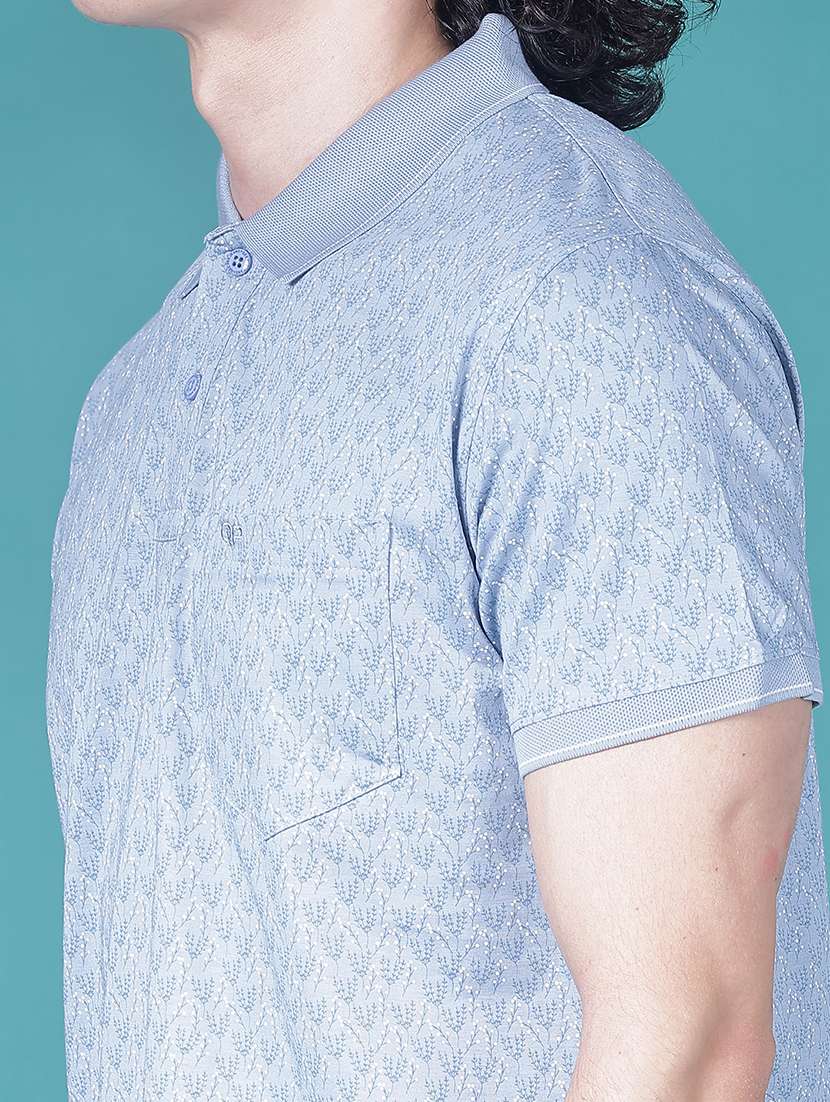 men printed short sleeve regular fit polo t-shirt - 21999070 -  Standard Image - 4