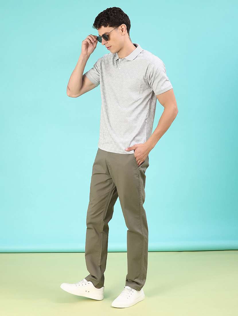 men printed short sleeve regular fit polo t-shirt - 21999113 -  Standard Image - 4