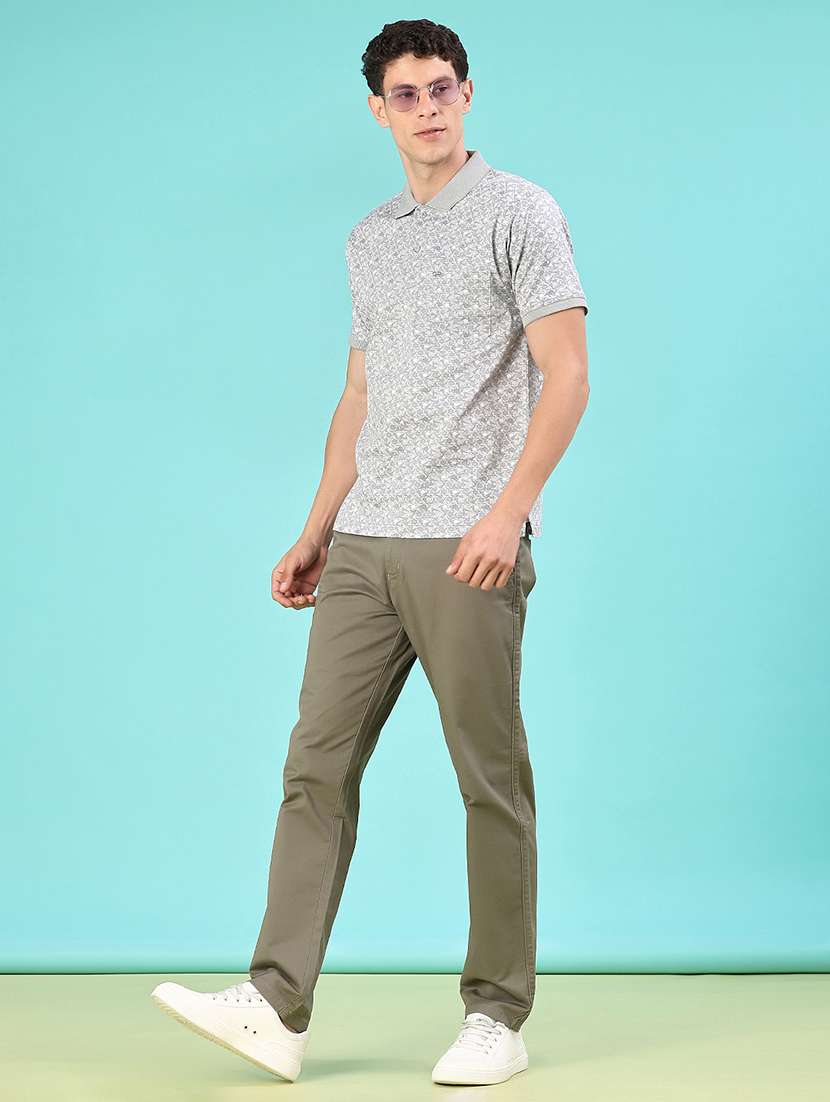 men printed short sleeve regular fit polo t-shirt - 21999121 - Standard Image - 4