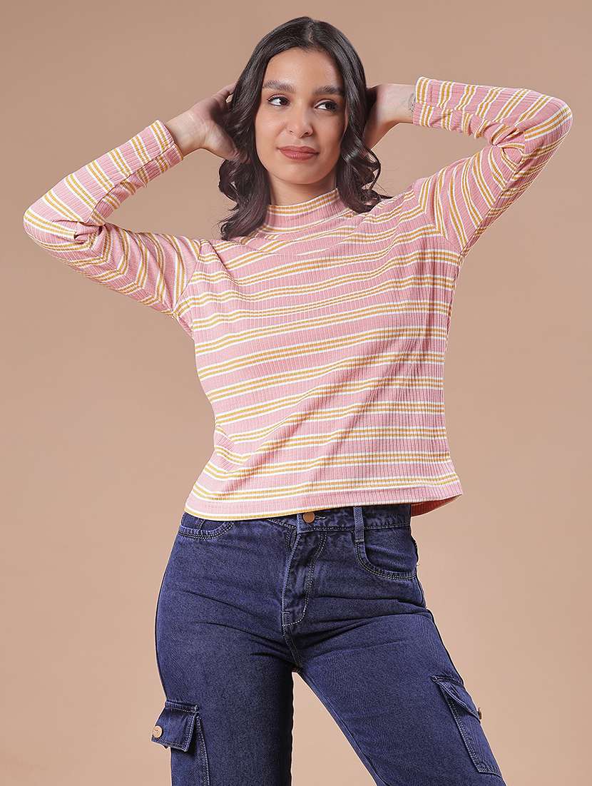 women striped long sleeve t-shirt - 21999164 -  Standard Image - 1