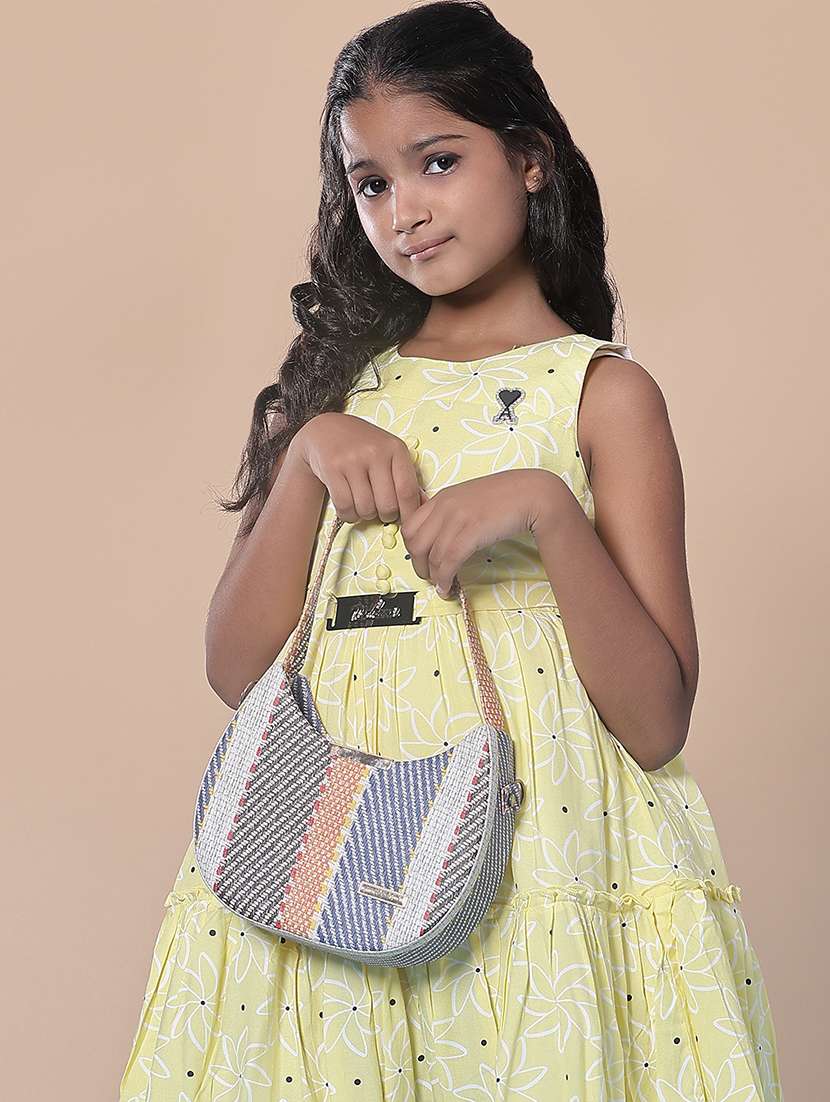 girls self designed sleeveless flared frock - 21999225 -  Standard Image - 4