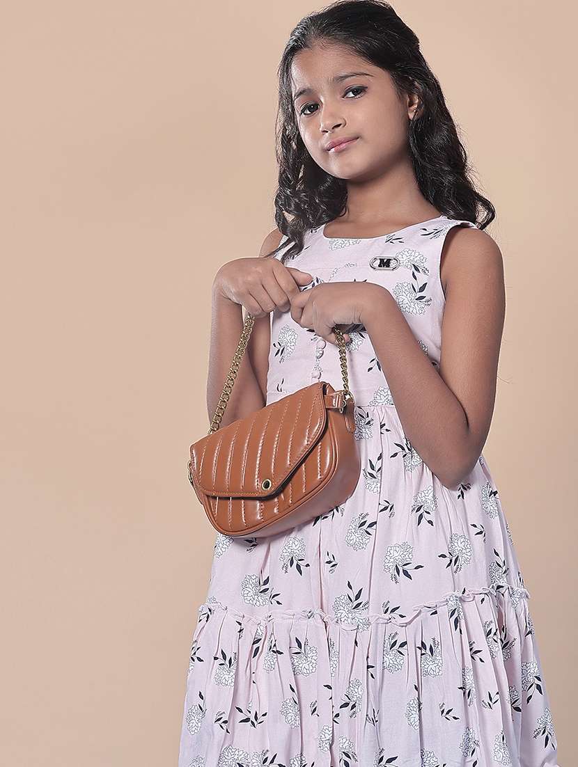 girls floral printed sleeveless frock - 21999238 -  Standard Image - 4