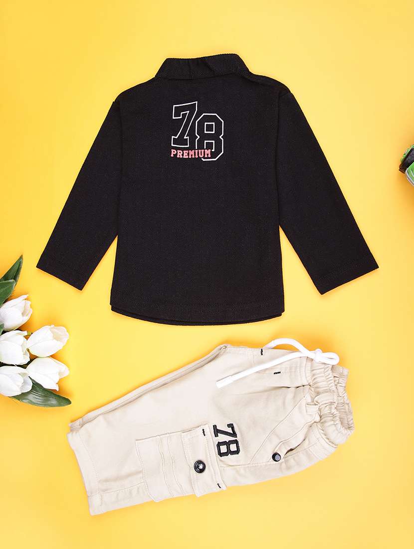 kids printed full length co-ord set - 21999458 -  Standard Image - 1